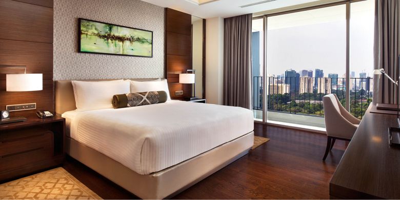 Kamar Sky Suite di Fairmont Jakarta