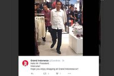 Jalan-jalan pada Hari Minggu, Jokowi Bikin Heboh Pengunjung Grand Indonesia