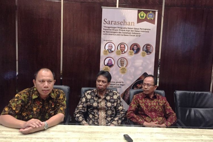 Bupati Bondowoso, Amin Said Husni, Bersama Direktur Amerika II Kementerian Luar Negeri, Julang Pujianto, Selasa (17/7/2018).