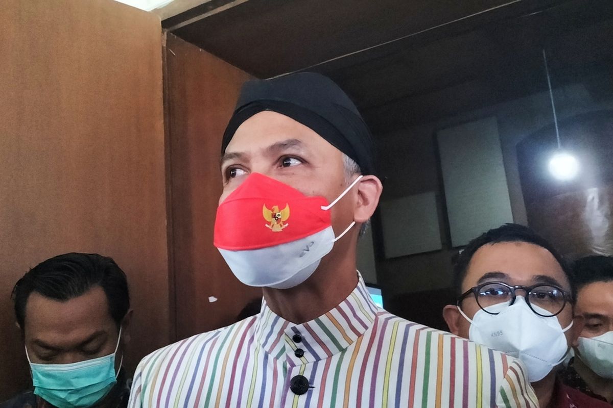 Gubernur Jawa Tengah, Ganjar Pranowo, Kamis (14/7/2022).