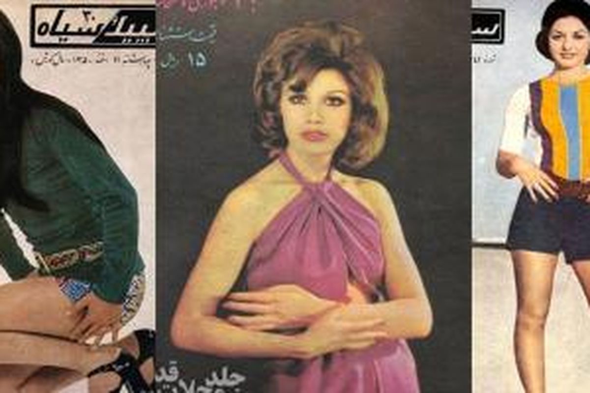 Sejumlah foto editorial dan katalog yang beredar di era 70-an memperlihatkan perbedaan signifkan gaya busana wanita Iran. 