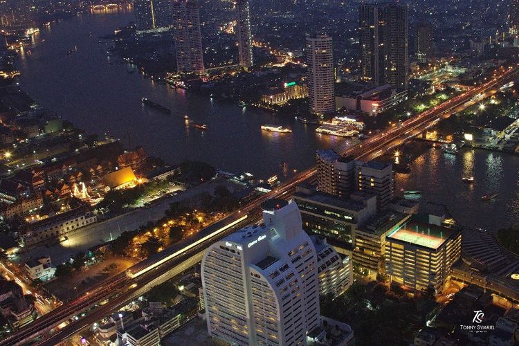 Kota Bangkok di Thailand, salah satu kota di dunia yang bakal tenggelam jika tidak diantisipasi.