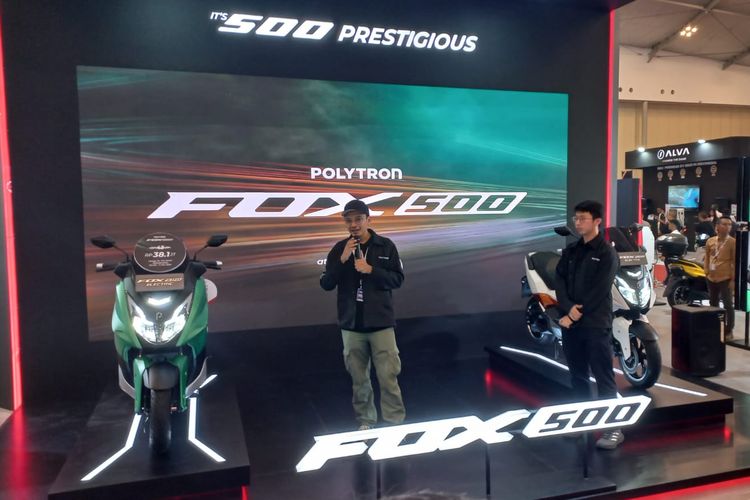 Polytron bawa Fox 500 di Indonesia Motorcycle Show (IMOS) 2024