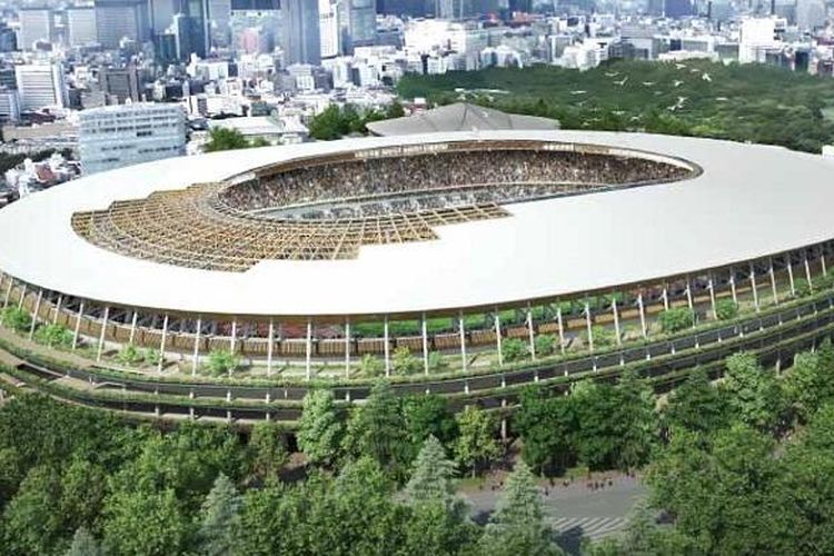 Pemerintah Jepang telah memilih desain kisi-kisi kayu rancangan Kengo Kuma untuk menjadi Stadion Nasional baru di Tokyo sekaligus sebagai venue utama Olimpiade 2020.