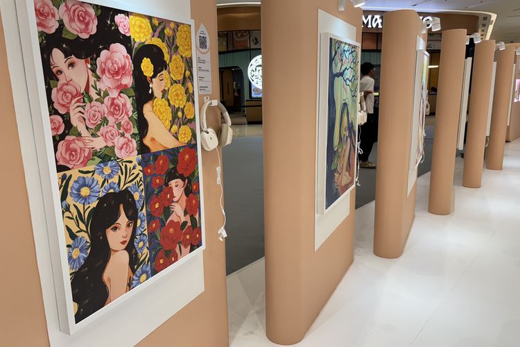 Koleksi Museum Speaking of Skin di Bintaro Jaya Xchange Mall, Tangerang Selatan, Jumat (14/11/2025),