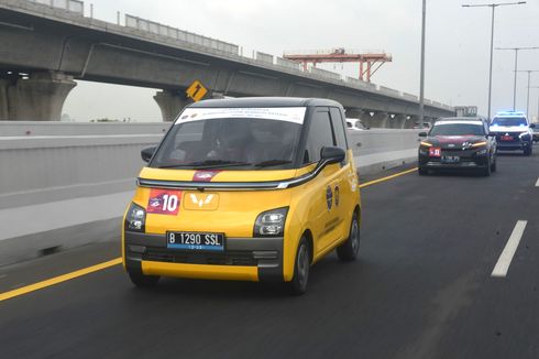 Jadi Kendaraan Resmi KTT G20, Wuling Air ev Ikut Touring Jakarta-Bali