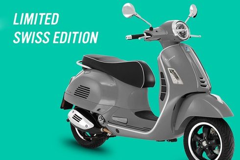 Vespa GTS Super Swiss Edition Meluncur, Cuma 300 Unit