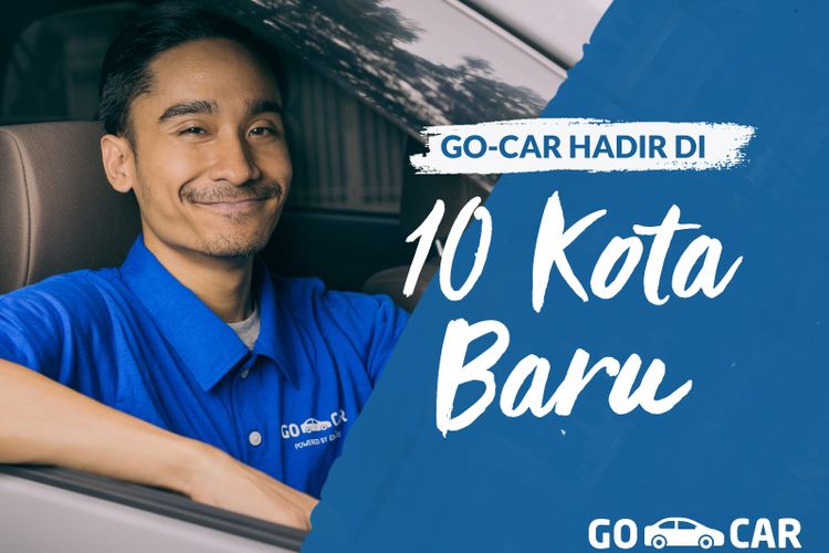 Go-Car hadir di 10 kota baru.