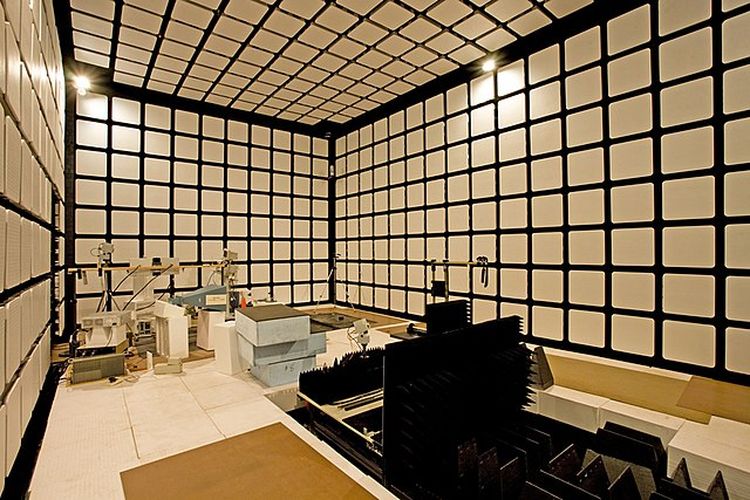 Anechoic Chamber di Orfield Laboratories, AS, dikenal sebagai ruangan paling sunyi di dunia