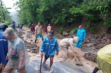 Tanah Bekas Galian Tambang Longsor, Akses Jalan di 2 Desa Kulon Progo Terputus