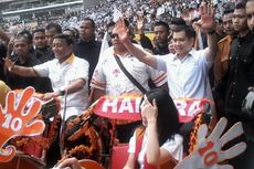 WIN-HT Masuk Arena Kampanye di GBK Gowes Becak 