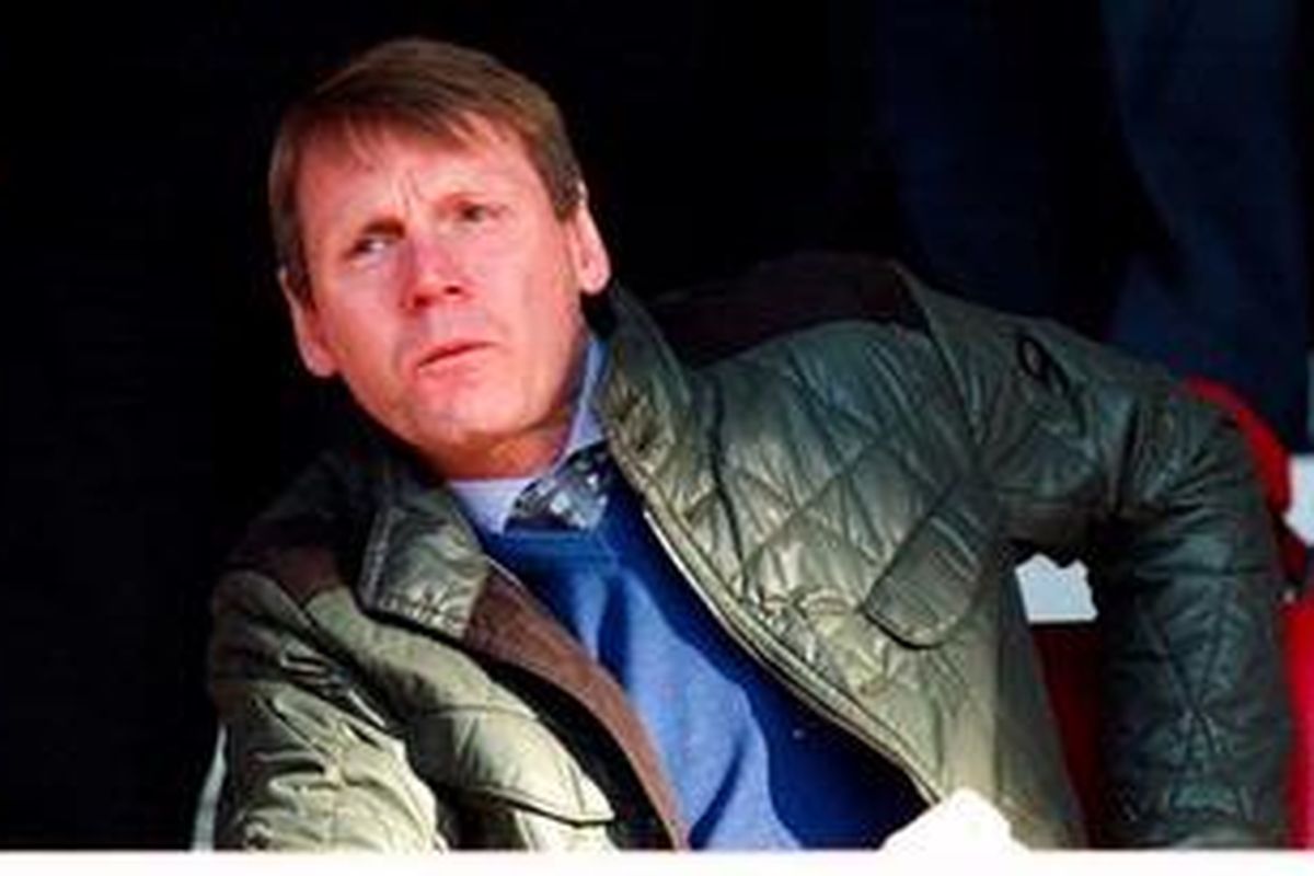 Pelatih timnas Inggris U-21, Stuart Pearce.