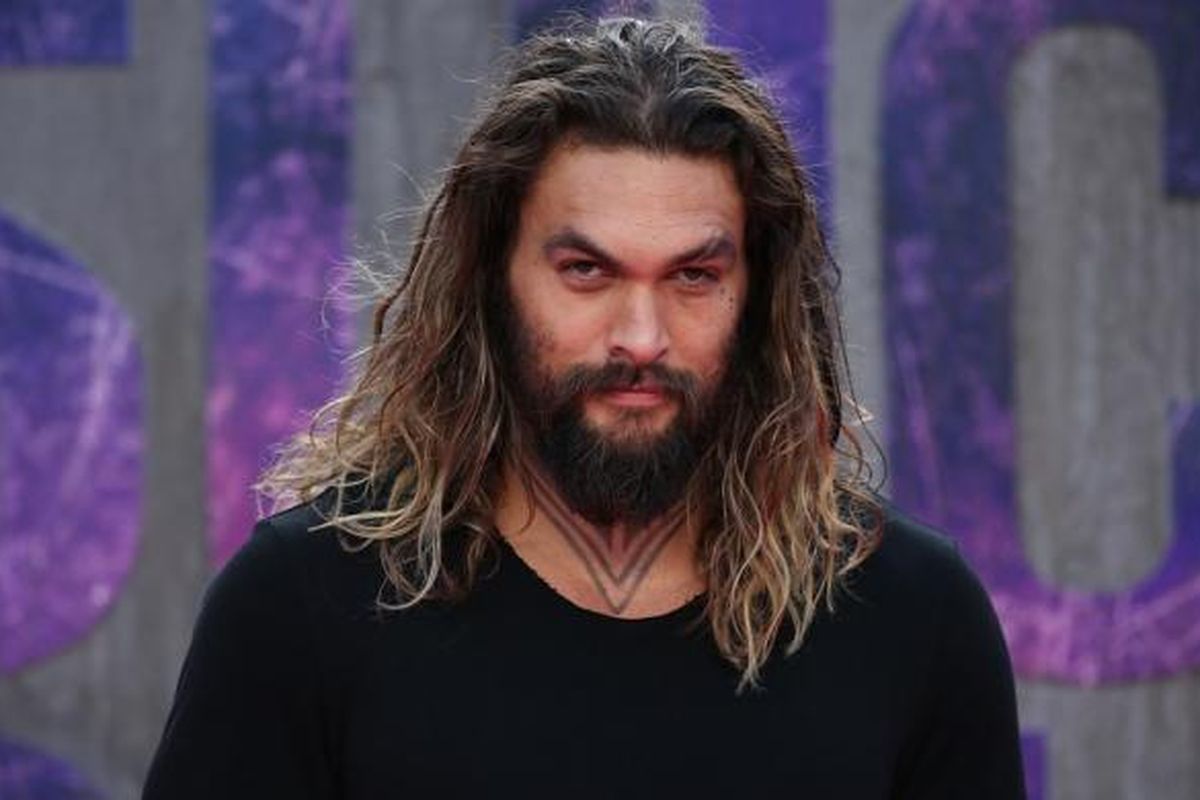 Aktor Jason Momoa menghadiri pemutaran perdana Suicide Squad di London, Inggris, pada 3 Agustus 2016.