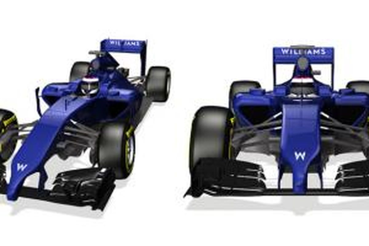 Desain hidung mobil  FW36 milik tim Williams F1, lebih rendah dan mengecil.