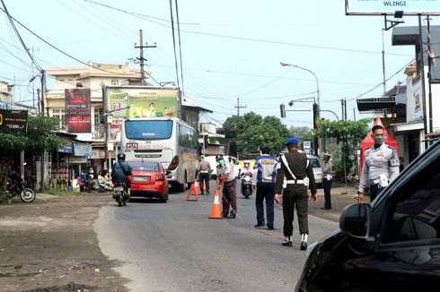 Jelang Mudik Lebaran, Polisi Simulasi Rekayasa Lalin di Titik Macet Blitar