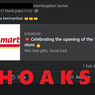 [HOAKS] Alfamart Bagi-bagi Hadiah untuk Rayakan Toko Ke-1.000