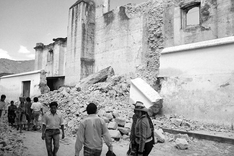 Gempa di Guatemala pada 1976.