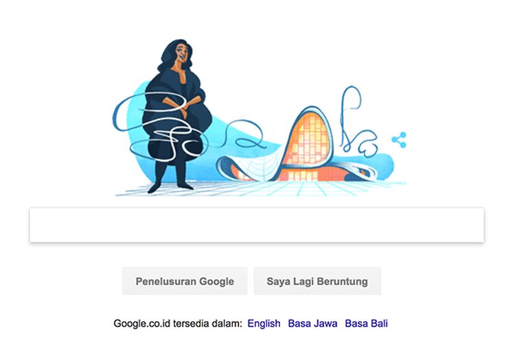 Google Doodle Zaha Hadid