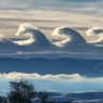 Fenomena Langka Gelombang Ombak Awan Tertangkap Kamera di Langit Wyoming