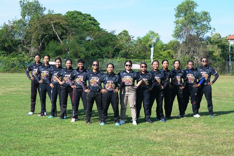  Tim Nasional (Timnas) Cricket Putri Indonesia.