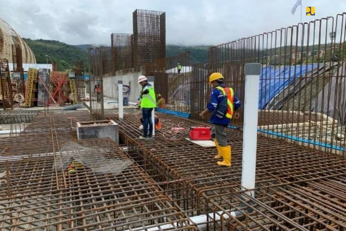 Progres pembangunan arena olahraga di Papua