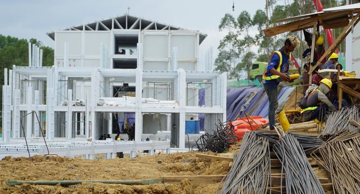 Perkembangan Terkini 22 Tower Rusun Pekerja Konstruksi IKN