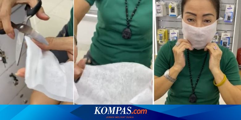 Viral Tutorial Membuat Masker Dari Tisu Basah Apa Kata Pakar Halaman All Kompas Com