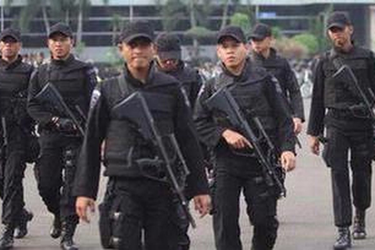 Ilustrasi personel gegana