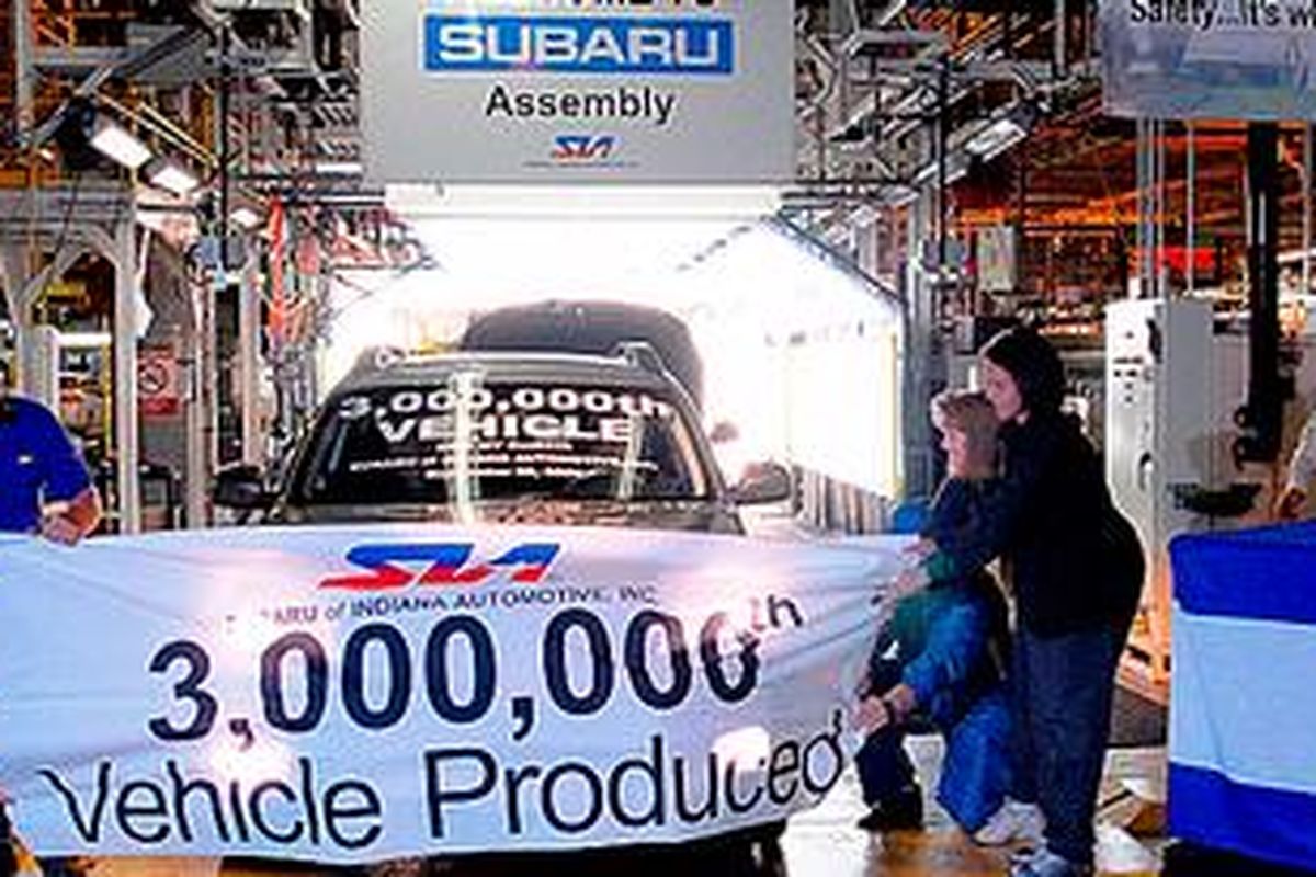 Pabrik Subaru di Lafayette, Indiana, Amerika Serikat