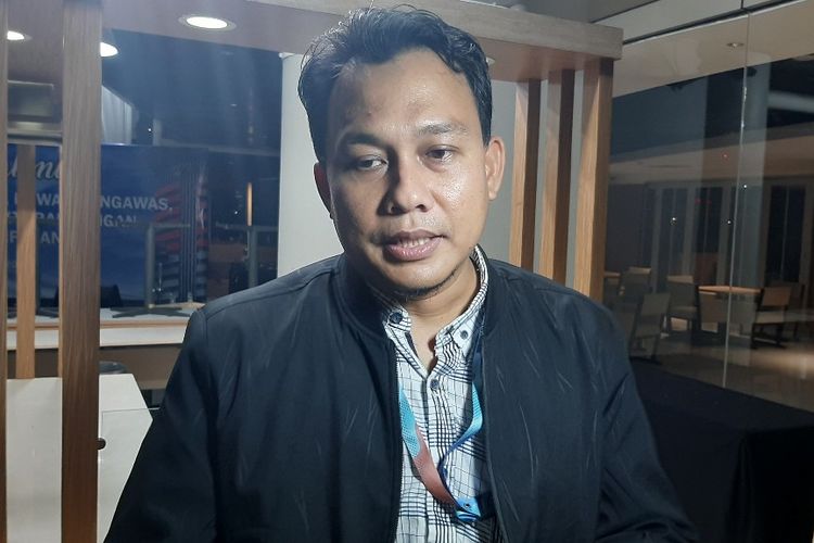 Plt Juru Bicara KPK Ali Fikri memberi keterangan kepada wartawan di Gedung Merah Putih KPK, Senin (20/1/2019).