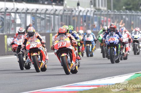 Kesalahan Berbuah Kemenangan buat Marquez di GP Ceko