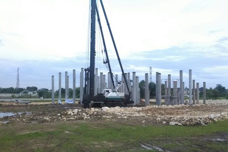 Proyek konstruksi Tol Kunciran-Cengkareng.