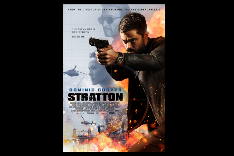 Film Stratton (2017), dibintangi Dominic Cooper, tayang malam ini, Selasa (15/9/2020) pukul 21:30 WIB di TransTV.