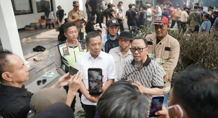 Kantor BPN Karawang Terbakar, Layanan Pertanahan Dipindah ke Islamic Center