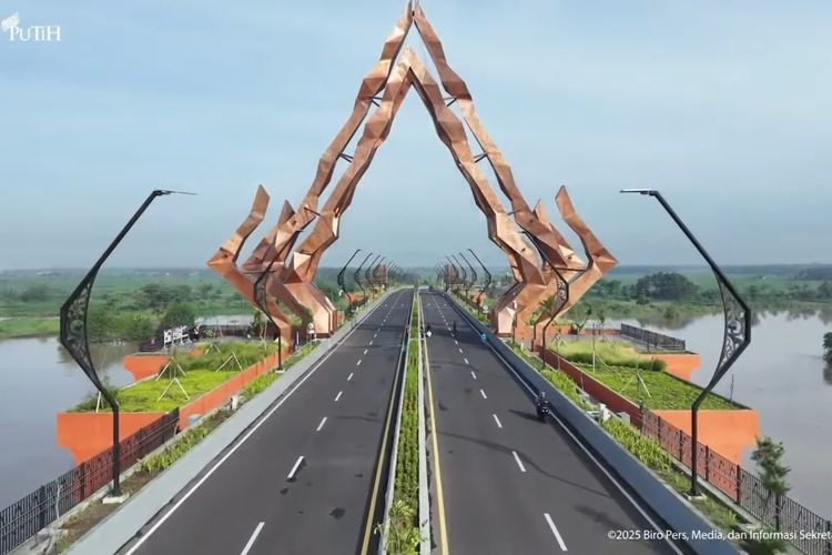 Jembatan Kabanaran di Provinsi DIY, yang dulunya bernama Jembatan Pandansimo.