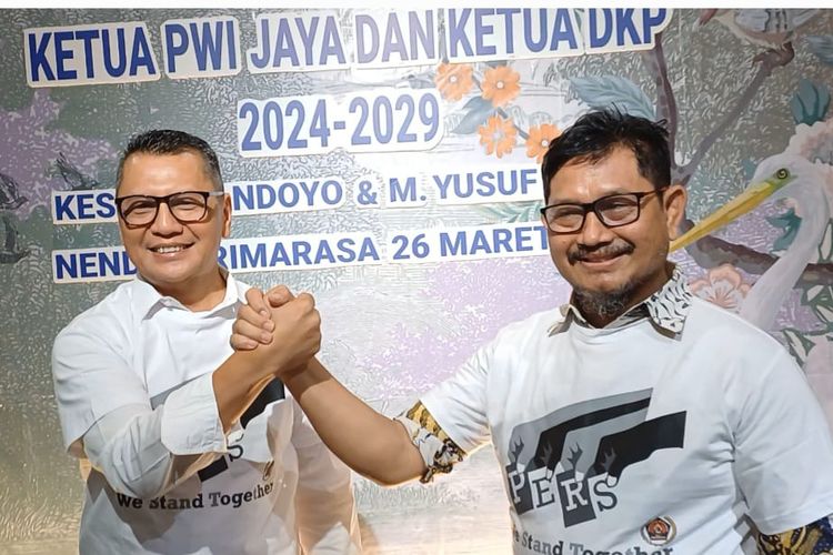 Kesit Budi Handoyo dan Dr.Theo Muhamad Yusuf, SH, MH, dua sosok yang maju utuk memimpin kepengurusan Persatuan Wartawan Indonesia Provinsi DKI Jakarta masa bakti 2024-2029.