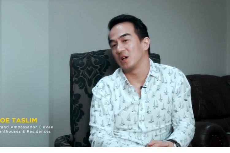 Joe Taslim membagikan sedikit tips untuk membeli sebuah rumah. Menurut Joe Taslim, reputasi perusahaan developer adalah yang utama dibandingkan dengan lokasi.