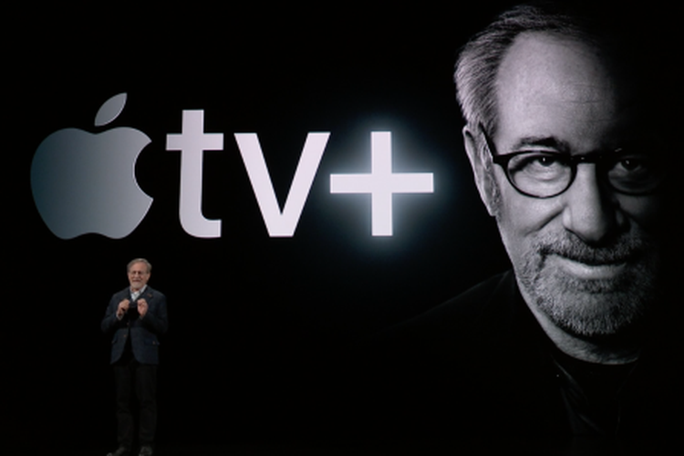 Ilustrasi Steven Spielberg memperkenalkan Apple TV+