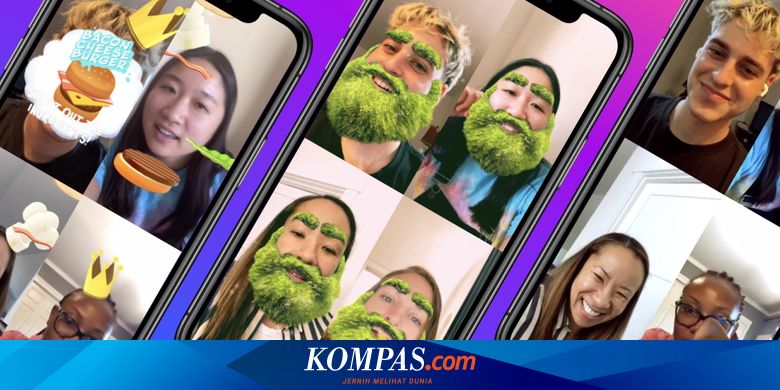 Video Call di Facebook Messenger Kini Punya Filter Wajah AR