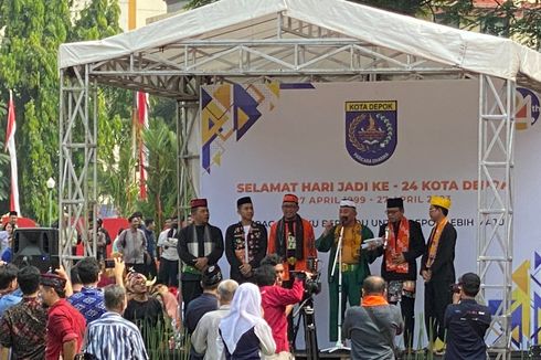 Wali Kota Depok hingga Ketua DPRD Bernyanyi dalam Puncak Perayaan HUT Ke-24 Kota Depok