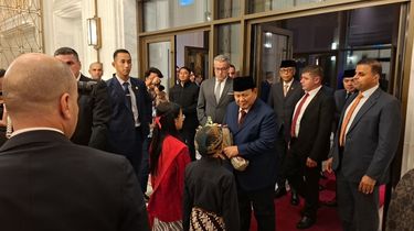 Momen Meriah Diaspora Sambut Kedatangan Presiden Prabowo di Yordania