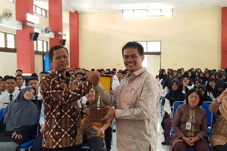 Direktur Jenderal Hortikultura Kementerian Pertanian (Kementan) Suwandi saat menjadi pembicara dalam kuliah umum di Politeknik Pembangunan Pertanian (Polbangtan) Yogyakarta-Magelang, Selasa (11/12/2018)