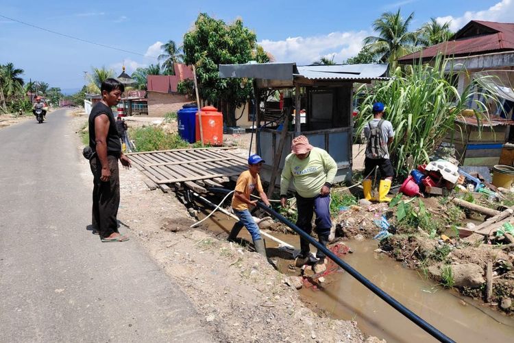 Bantu Korban Galodo, Jaringan Air Bersih 4,1 Km Dibangun di Agam