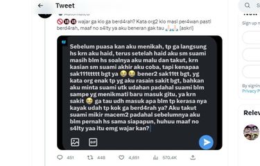 Ramai soal Selaput Dara yang Tidak Berdarah Saat Pertama Kali ...