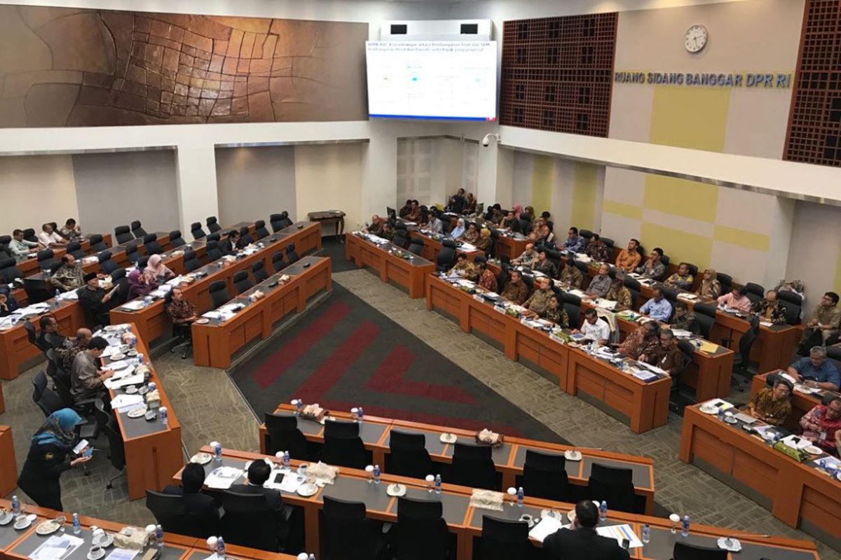 Ilustrasi: Suasana rapat membahas RAPBN 2019 di Badan Anggaran DPR RI, Selasa (4/9/2018).