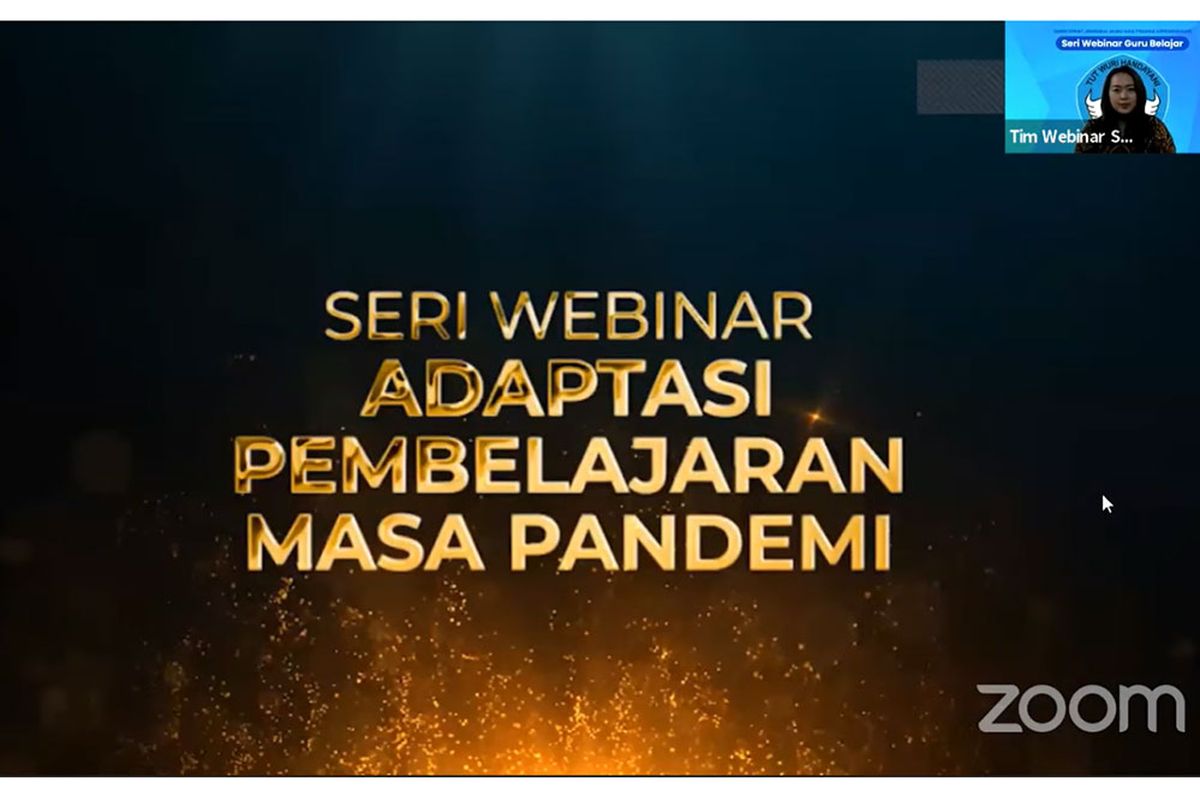 Seri Webinar Adaptasi Pembelajaran Masa Pandemi dari Kemendikbud.