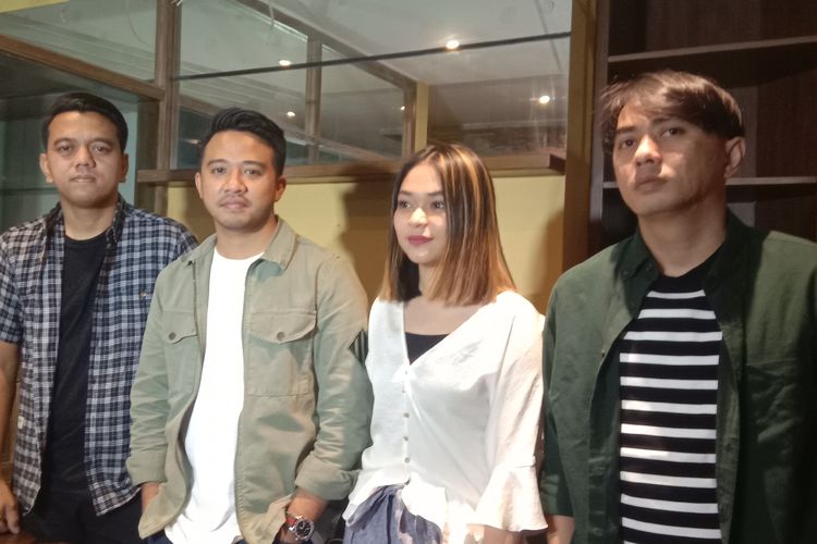 Geisha dalam jumpa pers di Lippo Mall Kemang, Jakarta Selatan,Jumat (17/5/2019).