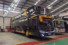 2 Bus Baru PO Sudiro Tungga Jaya Meluncur, Pakai Bodi Ultra High Deck