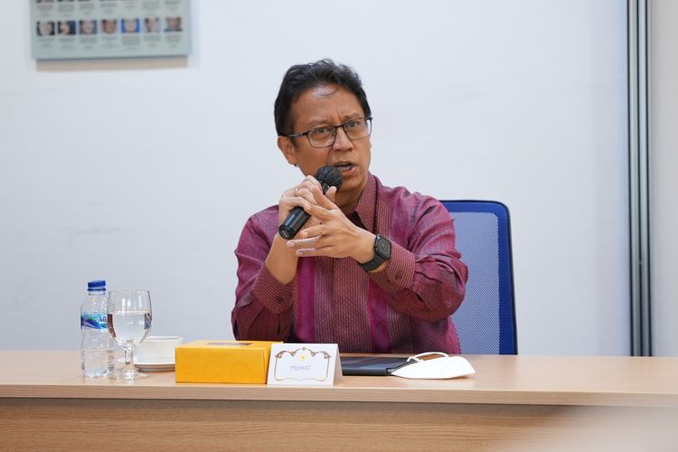Filed photo of Health Minister Budi Gunadi Sadikin during his visit to Kompas Daily office in Jakarta on Friday, November 4, 2022. 