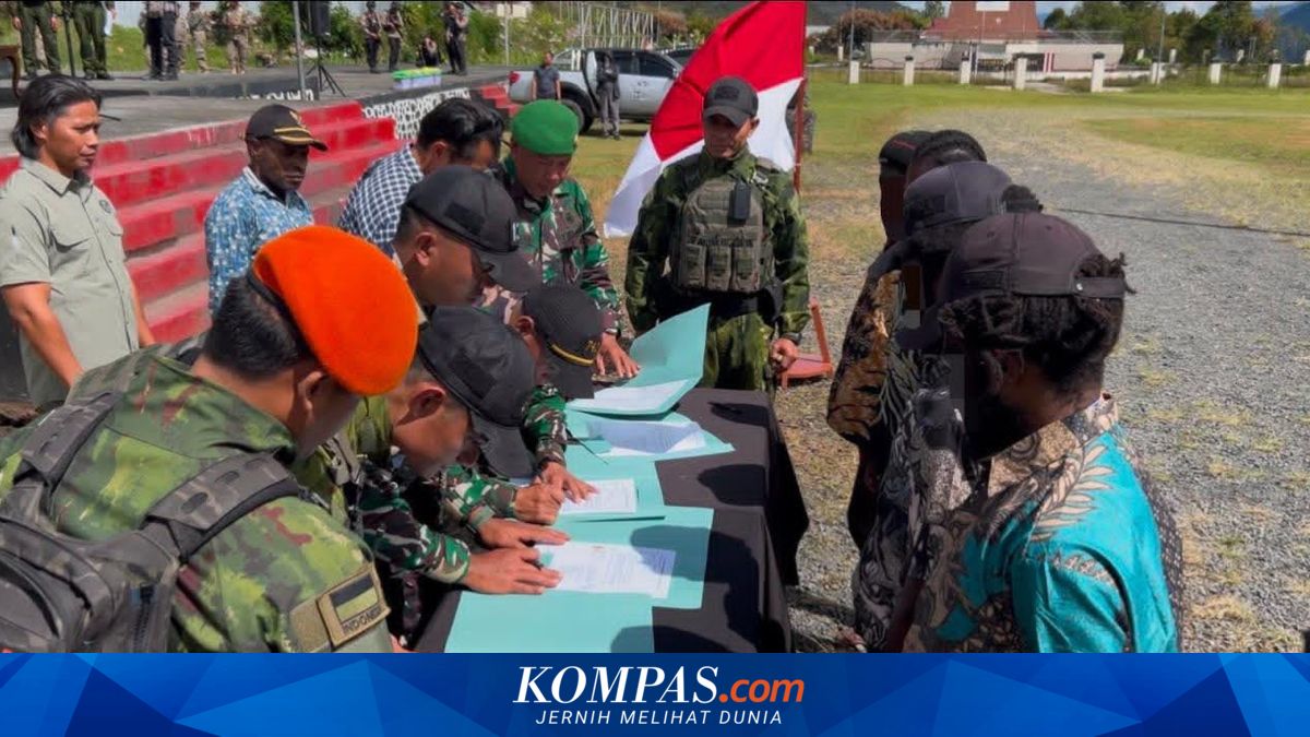 5 Anggota OPM Kodap Mewoluk Mewuluk Nyatakan Ikrar Setia kepada NKRI